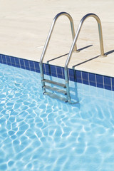 Swimming pool with stairs