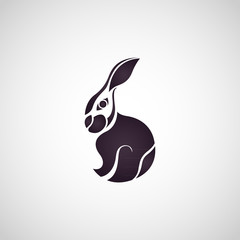 Rabbit logo vector
