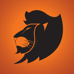 Lion head - vector illustration