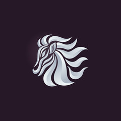Horse symbol vector