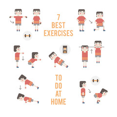 Vector sport and fitness infographics.