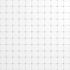 White square grid backdrop.