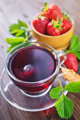 strawberry tea