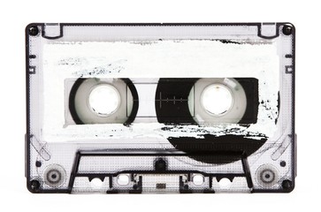 cassette tape isolated