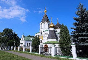 Fototapeta na wymiar Church of the Holy Sepulchre Mary Magdalene in Minsk
