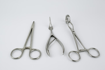 Surgical tool isolated on a white background