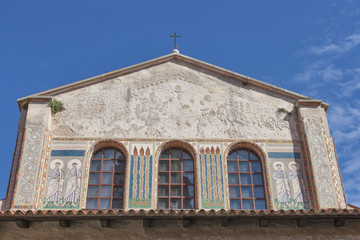 Porec Euphrasian Basilica exterior, Croatia
