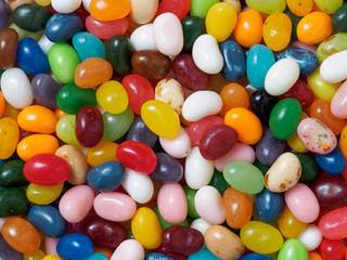 Fototapeta na wymiar Jelly beans background