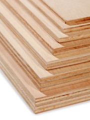 cross-section of plywood, different thickness