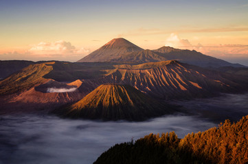 Bromo volcano in Indonesia