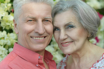 beautiful senior couple