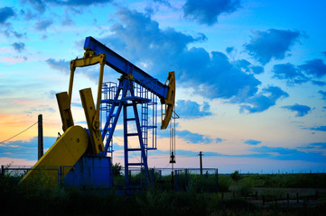 Oil pump. Oil industry equipment