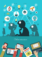 Infographic design of education