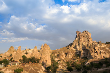 Fototapeta na wymiar Rocks formations in Capadocia, Turkey