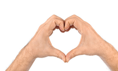 Heart made of hands
