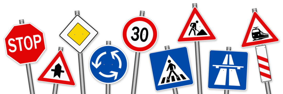 Naklejki road signs