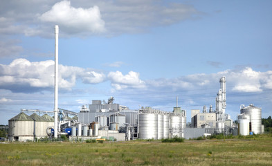 Ethanol Bioenergy Facility - obrazy, fototapety, plakaty