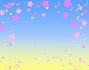 桜と音楽