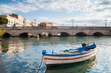 Fishing boats in Syracuse