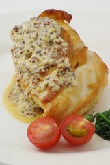 チキンのマスタードソース焼き