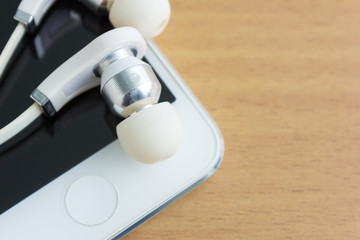 Smartphone and earphones