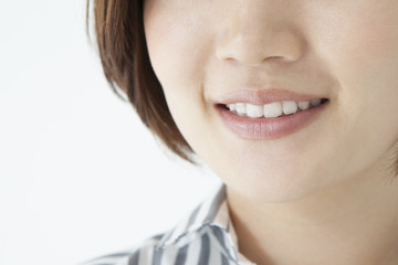 Fototapeta premium Beautiful woman of mouth