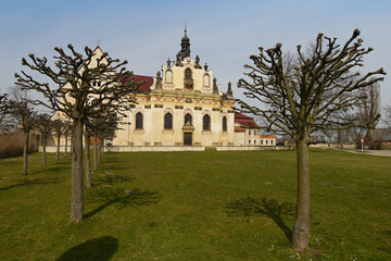 Fototapeta na wymiar Capuchin monastery and chapel of St. Anna