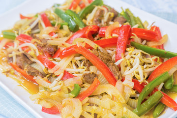 Vegetable Beef Stirfry