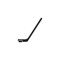 Hockey icon. Game symbol. Flat