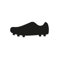 The Football boots icon. Soccer symbol. Flat