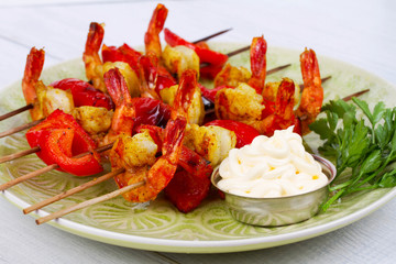 Shrimp Kebabs