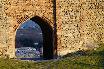 Gate of ancient Gori fortress ,Georgia,Caucasus,Eurasia