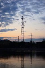 Fototapeta premium View of Neva River in St.Petersburg.