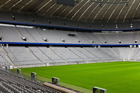 Empty Football Stadium
