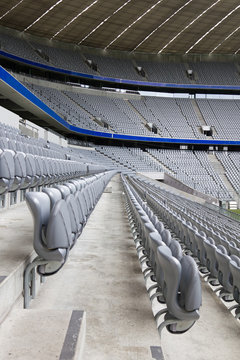 Empty Stadium Tribunes