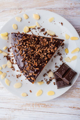 Dark Espresso Cake with Chocolate Glaze