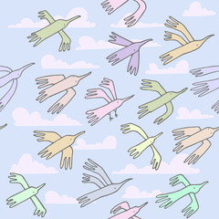 Seamless pattern.