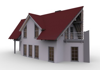 Three-Dimensional House