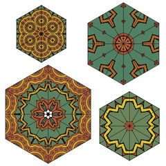 Lace  floral ethnic ornament  pattern