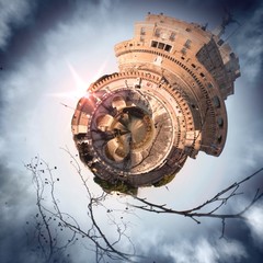 Abstraction du Chateau Saint Ange, Rome