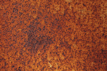 red metal rust
