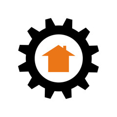 Construction company logo