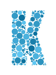 ALPHABET ICONS (letter K graphic design lettering)