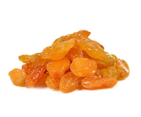 Dried currants isolated on white background