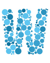 ALPHABET ICONS (letter W graphic design lettering)