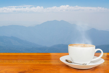 Coffee and Mountain