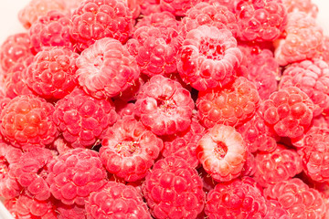 ripe raspberry as a background