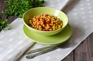 Chickpea stew with vegetables