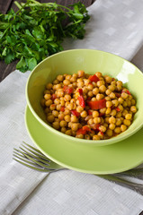 Chickpea stew with vegetables