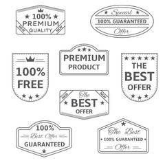 Obraz premium Minimalistic icons